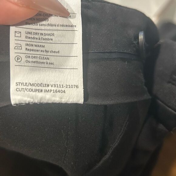 Revolve Vince Charcoal Gray Black Tuxedo Stripe slim straight skinny Pants - Picture 10 of 10